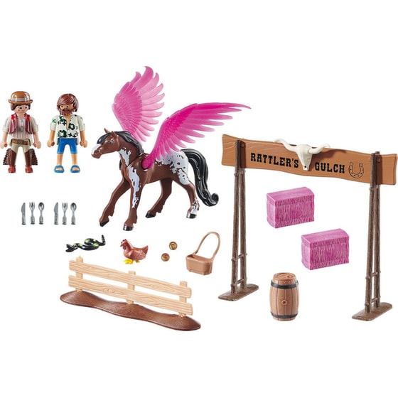 PLAYMOBIL® The Movie Η Μάρλα και Ο Ντελ στην Άγρια Δύση (70074) image 1