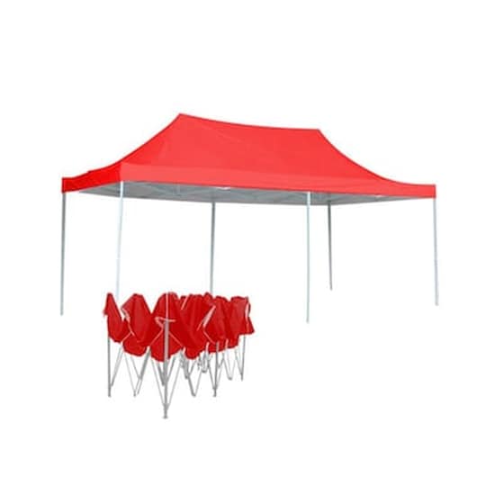 Πτυσσόμενο Κιόσκι Κήπου 3 X 6 X 3.5 M Hoppline Hop1000737-2 image 0