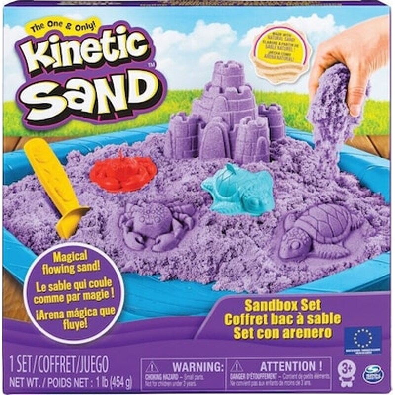 Spin Master Kinetic Sand – Purple Sandbox Set (20106638)