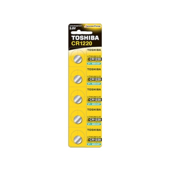 Πακέτο Μπαταριών Toshiba CR1220 PW BP-5N image 0