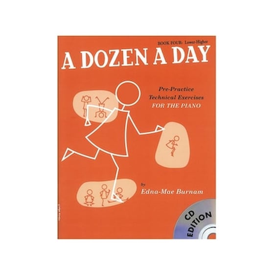 Edna-mae Burnam - A Dozen A Day, Book 4: Lower-higher - Cd image 1