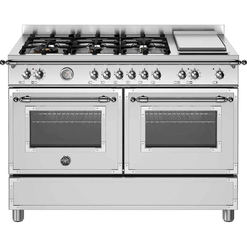 BERTAZZONI BERTAZZONI HER126G2EXT 58 / 58 Lt Inox Κουζίνα Μεικτή Αερίου