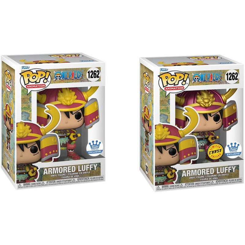 Φιγούρες Funko Pop! Animation - One Piece - Armored Luffy #1262 and Chase (2-pack)