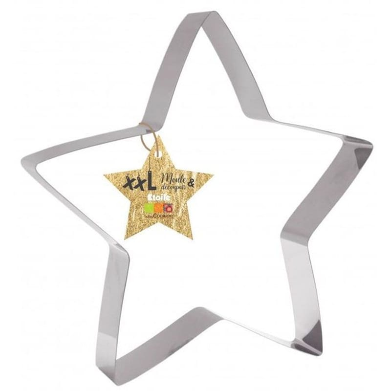 Τσέρκι Ζαχαροπλαστικής Scrap Cooking Αστέρι 29.5×30 cm – Ασημί