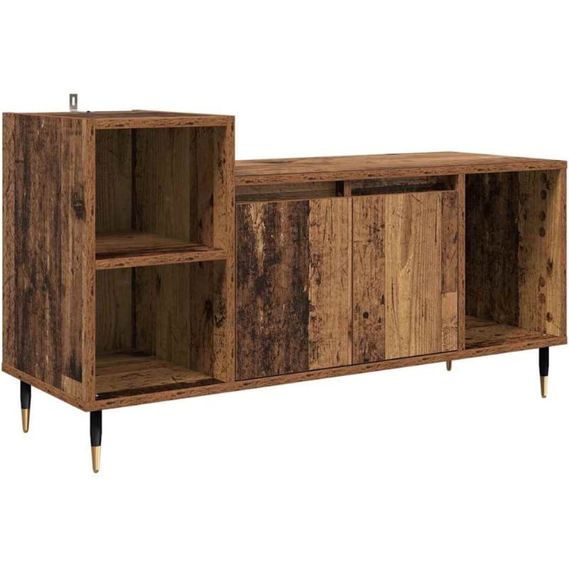Έπιπλο Τηλεόρασης VidaXL 100 x 35 x 55 cm - Παλαιωμένο Ξύλο