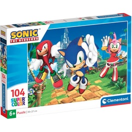 Παιδικό Παζλ Clementoni Super Color Sonic (104 Κομμάτια)