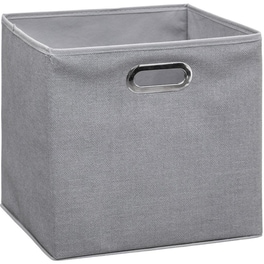 Κουτί Αποθήκευσης F-V 138885c Λινό 31x31cm - Γκρι