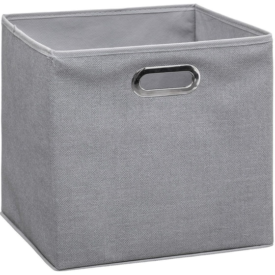 Κουτί Αποθήκευσης F-V 138885c Λινό 31x31cm - Γκρι image 0