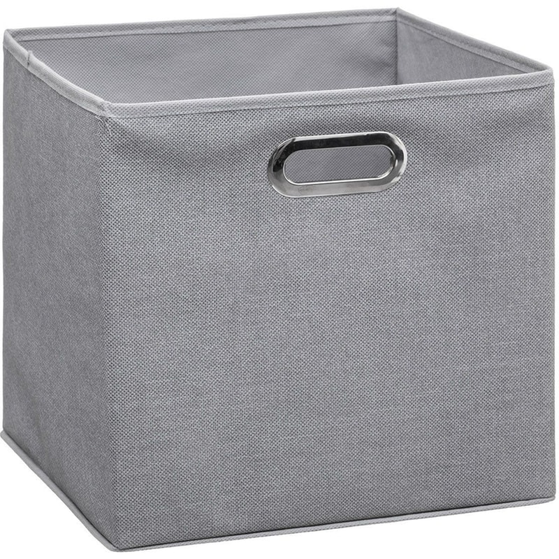 Κουτί Αποθήκευσης F-V 138885c Λινό 31x31cm - Γκρι