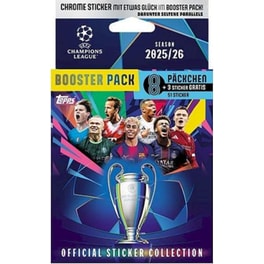 Topps Αυτοκόλλητα UEFA Champions League 2025/26 Booster Pack