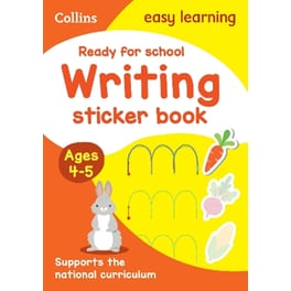 Ready for school: writing Sticker Book Ages 4-5