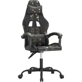 Καρέκλα Gaming VIDAXL 349530 από Τεχνητό Δέρμα - Μαύρο