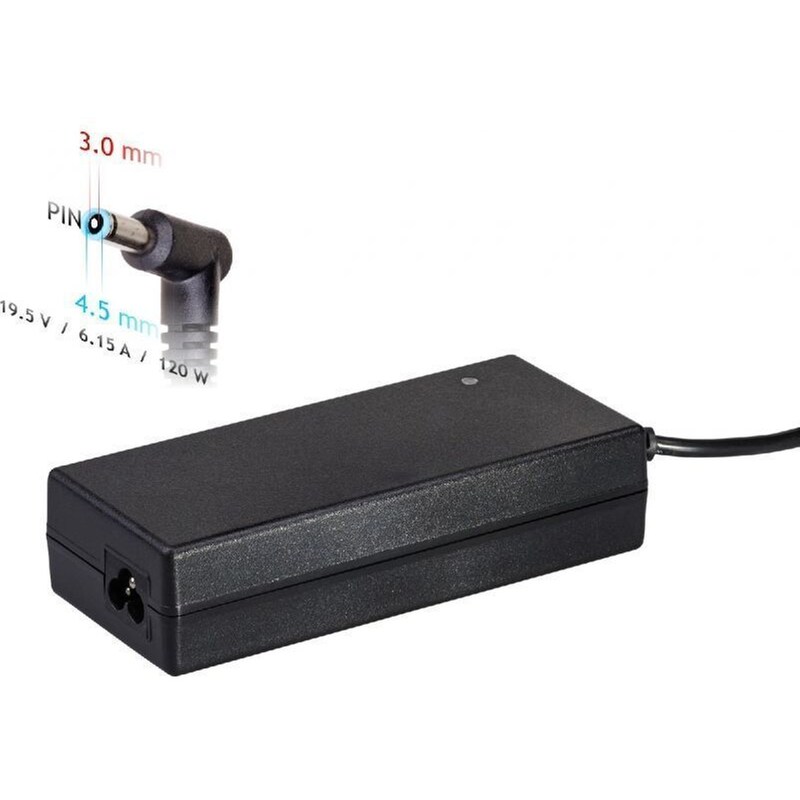 AKYGA Φορτιστής AKYGA AK-ND-45 για laptop HP με υποδοχή 4.5x3.0mm - 120 W