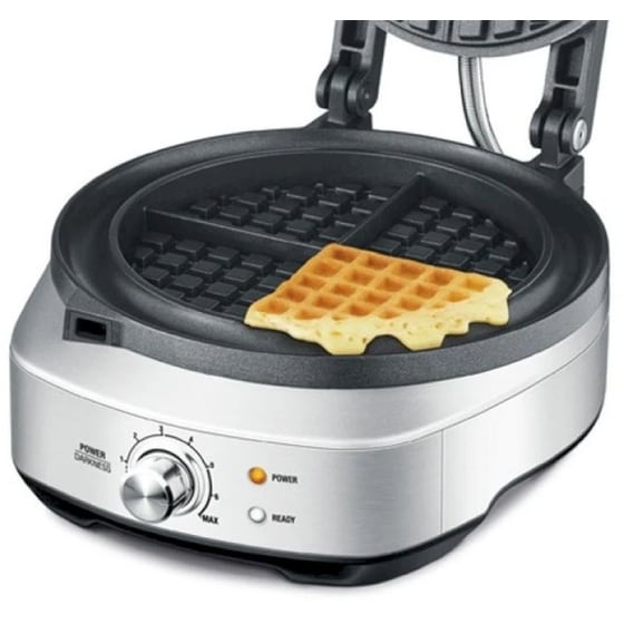 Βαφλιέρα SAGE The No-mess Waffle 900 W Ασημί image 2