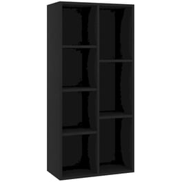 Βιβλιοθήκη VidaXL από Μοριοσανίδα 50x26x106 cm - Μαύρο