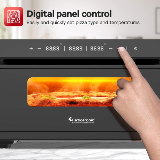 TURBOTRONIC TT-PO15 Φούρνος Πίτσας image 5