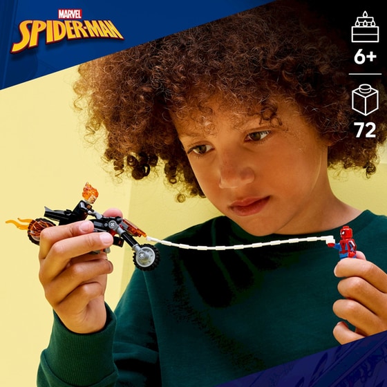 LEGO® Marvel Spider-Man vs. Μοτοσικλέτα Ghost Rider (76335) image 1