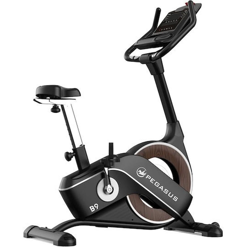 Όρθιο Ποδήλατο PEGASUS B9 Μαγνητικό Με Ροδάκια Μαύρο