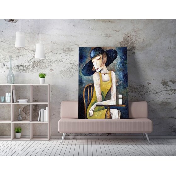 Μοντέρνος Πίνακας 24Mall Γυναικεία Φιγούρα 50x70 cm image 1