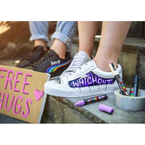 Μαρκαδόροι Ζωγραφικής Posca 1Mr Basic Colours 0.7 mm (8 Τεμάχια) image 2