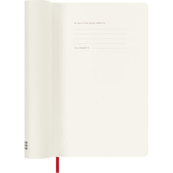 Ημερολόγιο Εβδομαδιαίο Moleskine 2025 12M Large Red Hard image 3
