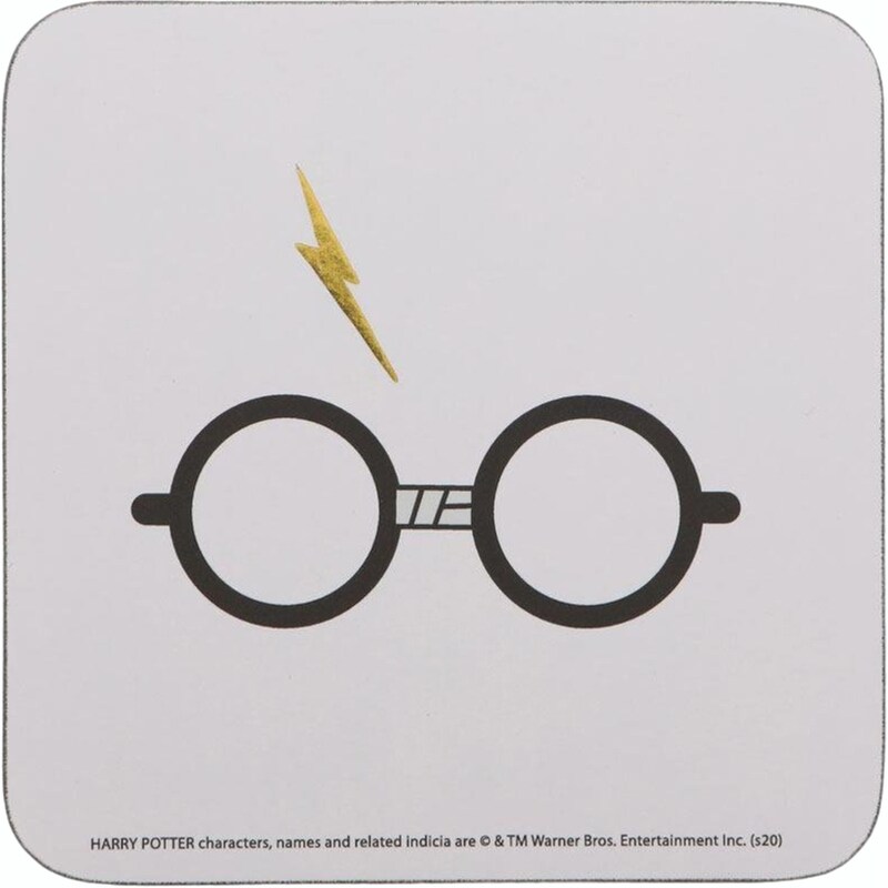 HALF MOON BAY Σουβέρ Half Moon Bay Harry Potter The Boy Who Lived 6Τμχ - Μπεζ