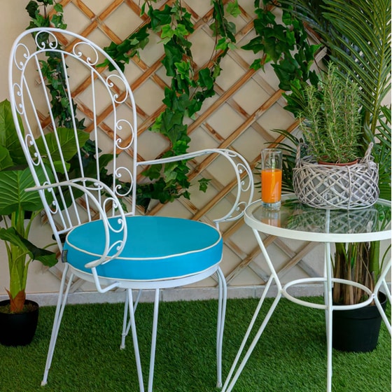 Μαξιλάρι Καθίσματος Φερ Φορζέ Be Comfy Φ43cm - Τιρκουάζ image 0