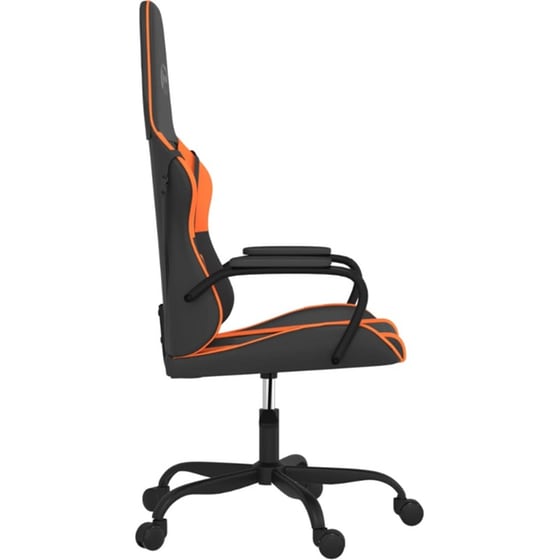 Καρέκλα Gaming VIDAXL 345539 από Τεχνητό Δέρμα - Μαύρη image 1