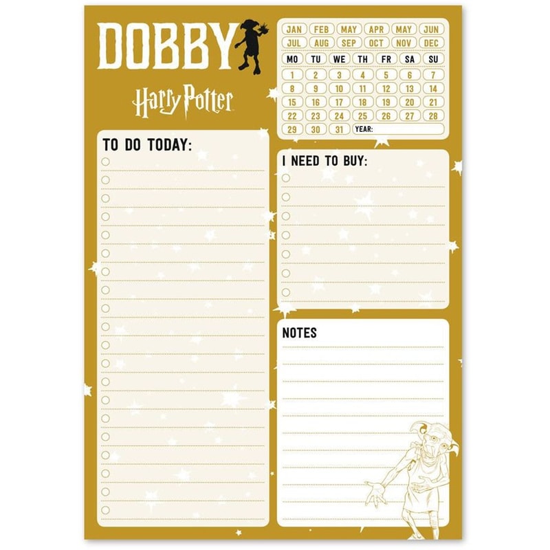 ERIK Ημερολόγιο Πλάνο Erik To Do List Α5 Harry Potter Dobby