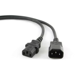 Καλώδιο Cablexpert IEC C13 - IEC C14 1.8m - Μαύρο (pc-189-vde)