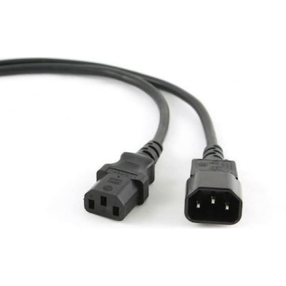 Καλώδιο Cablexpert IEC C13 - IEC C14 1.8m - Μαύρο (pc-189-vde) image 0