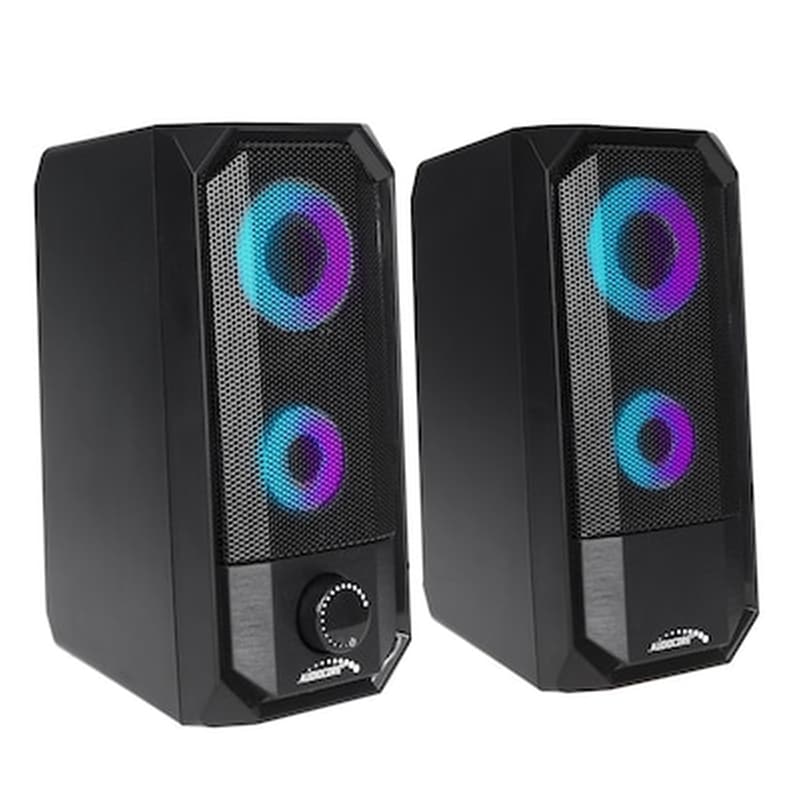 AUDIOCORE Ηχεία 2.0 Audiocore Ac845 10W - Black