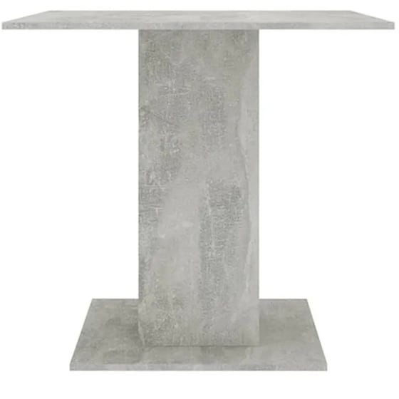 Τραπεζαρία Vidaxl από Μοριοσανίδα 80x80x75 cm -  Γκρι Του Σκυροδέματος image 1
