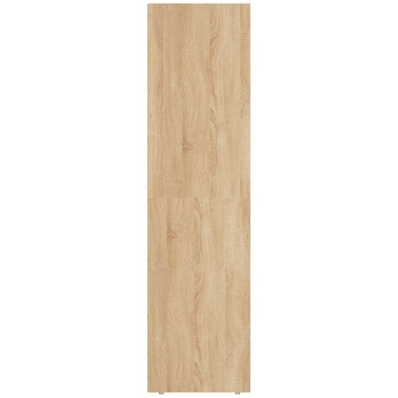 Βιβλιοθήκη VidaXL από Μοριοσανίδα 36x30x114 cm - Sonoma/ Μπεζ image 3