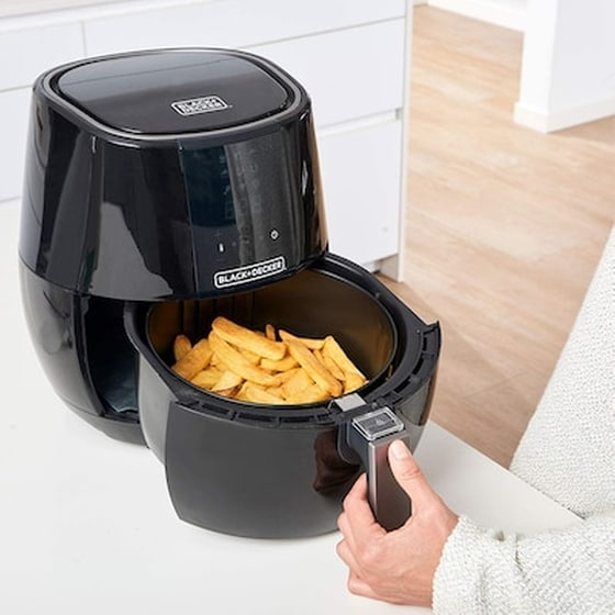 BLACK & DECKER ES9730020B με Αποσπώμενο Κάδο 1500 W Φριτέζα Αέρος image 3