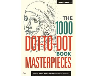 1000 Dot-to-Dot Book: Masterpieces image 0