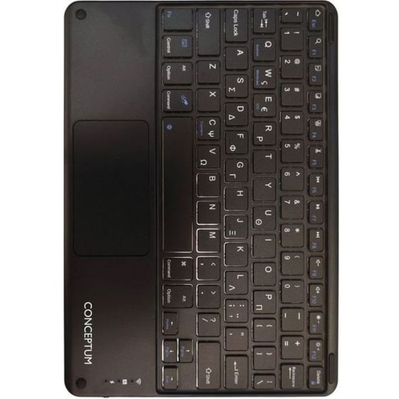 Conceptum BTOUCH-301GR Ασύρματο Πληκτρολόγιο με Touchpad Bluetooth Gray image 2