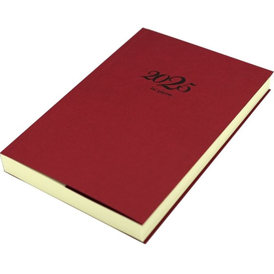 Ημερολόγιο Ημερήσιο Επί Χάρτου 2025 Χαρτόδετο 14x20.5cm image 1