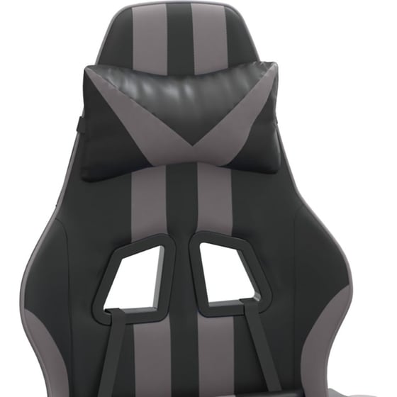 Καρέκλα Gaming VIDAXL 3143822 από Τεχνητό Δέρμα - Γκρι image 6
