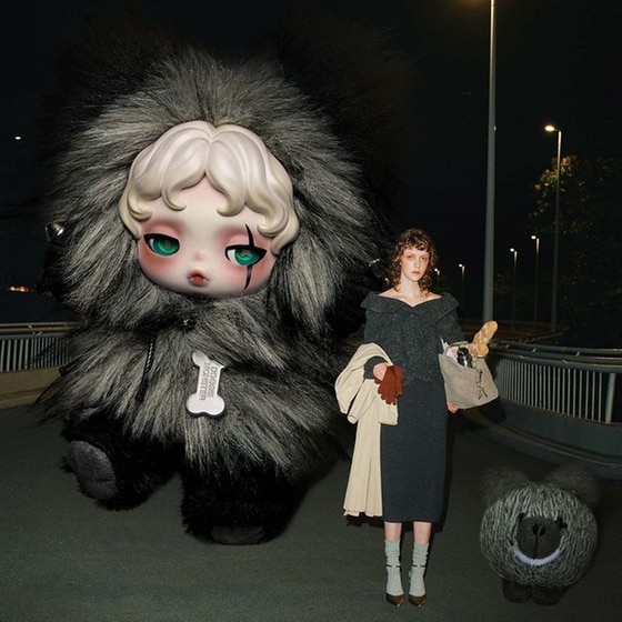 Μπρελόκ Pop Mart Dimoo Skullpanda You Found Me! Series Blind Box image 4