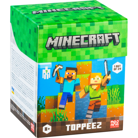 Minecraft Φιγούρα Έκπληξη 3D Toppeez (6cm) 1 Τμχ - Τυχαία Επιλογή Σχεδίου image 2