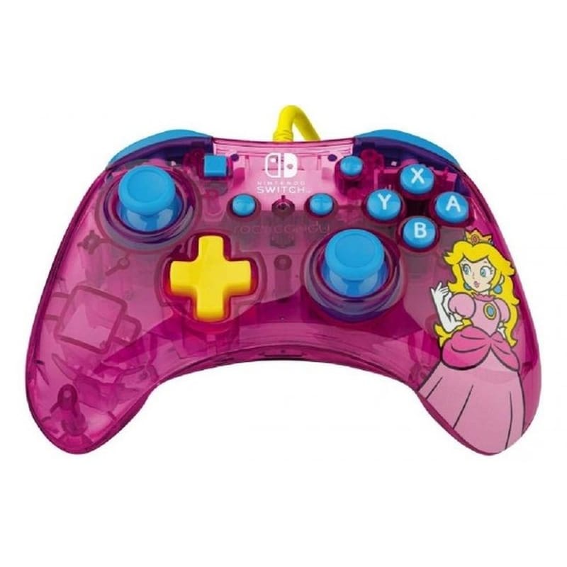 PDP Pdp Rock Candy Super Mario Princess Wired Controller για Switch - Ροζ/Μπλε