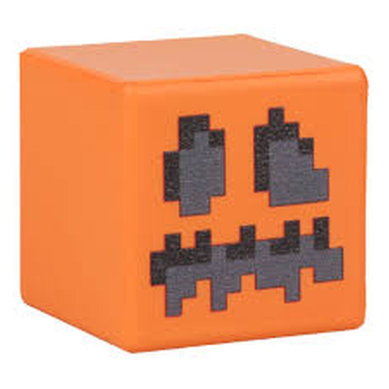 The Noble Collection Minecraft Jack O Lantern Stress Block