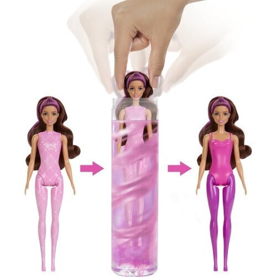 Παιχνιδολαμπάδα Mattel Barbie: Color Reveal – Ballet Dancer Doll Διάφορα Σχέδια (HRK17) image 3