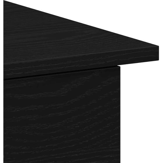Γραφείο VidaXL από Επεξεργασμένο Ξύλο 100x50x76 cm - Μαύρη Οξιά image 7