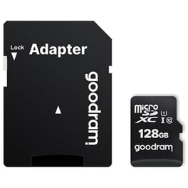 Κάρτα Μνήμης MicroSDXC 128GB Class 10 & SD Adapter - Goodram M1AA