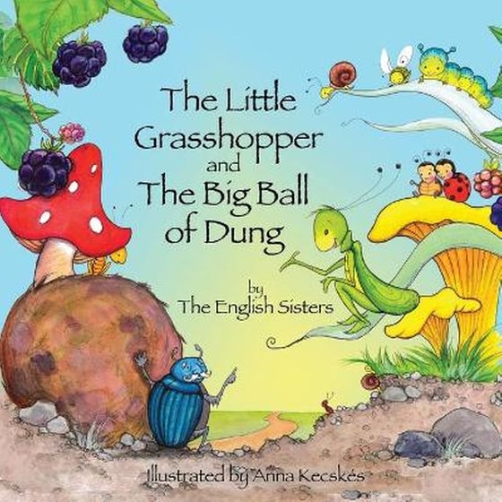 Story Time for Kids with NLP by the English Sisters- The Little Grasshopper and the Big Ball of Dung image 0