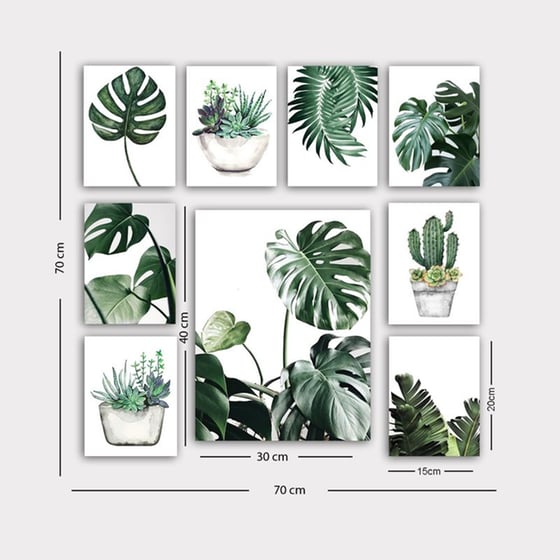 Μοντέρνοι Πίνακες 24Mall Λουλούδια 20x15 cm image 2