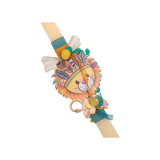 Λαμπάδα Λιονταράκι Ινδιάνος image 1