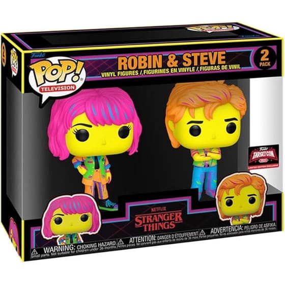 Funko Pop! - Stranger Things - Robin & Steve (2-pack) image 1